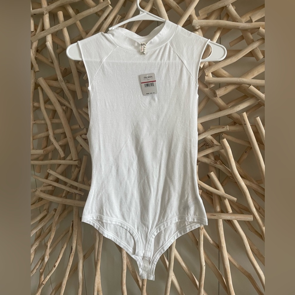 NWT FREE PEOPLE INTIMATELY XS MOCK NECK BODYSUIT